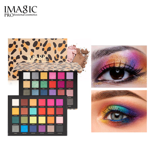 Paleta de sombras de ojos de 48 colores con acabado mate perlado y brillo polarizado 