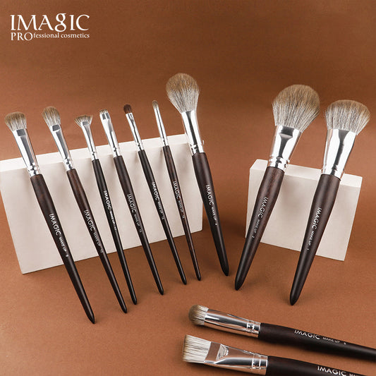21 pinceles de maquillaje portátiles con cerdas suaves 
