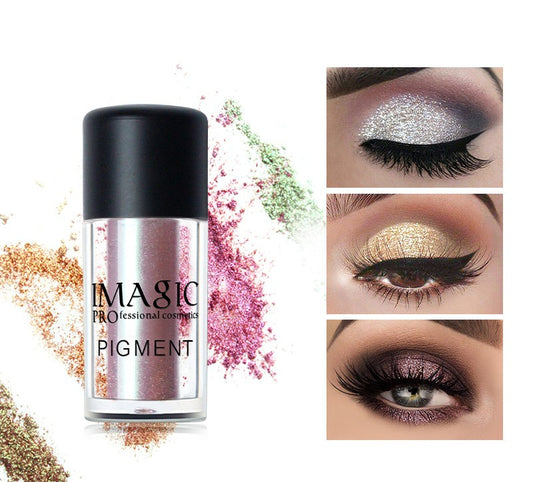 Sombra de ojos que cambia de color con brillo perlado 
