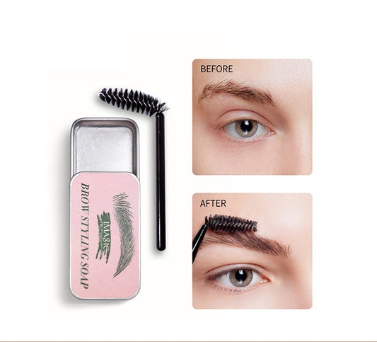 Eyebrow styling soap colorless and odorless three-dimensional eyebrow wax